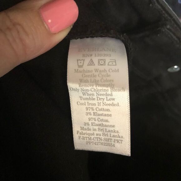 Everlane Utility Shorts High Waisted Twill - 2 - Picture 9 of 9